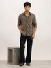 Solid Slim Fit Full Sleeve Shirt | Olive