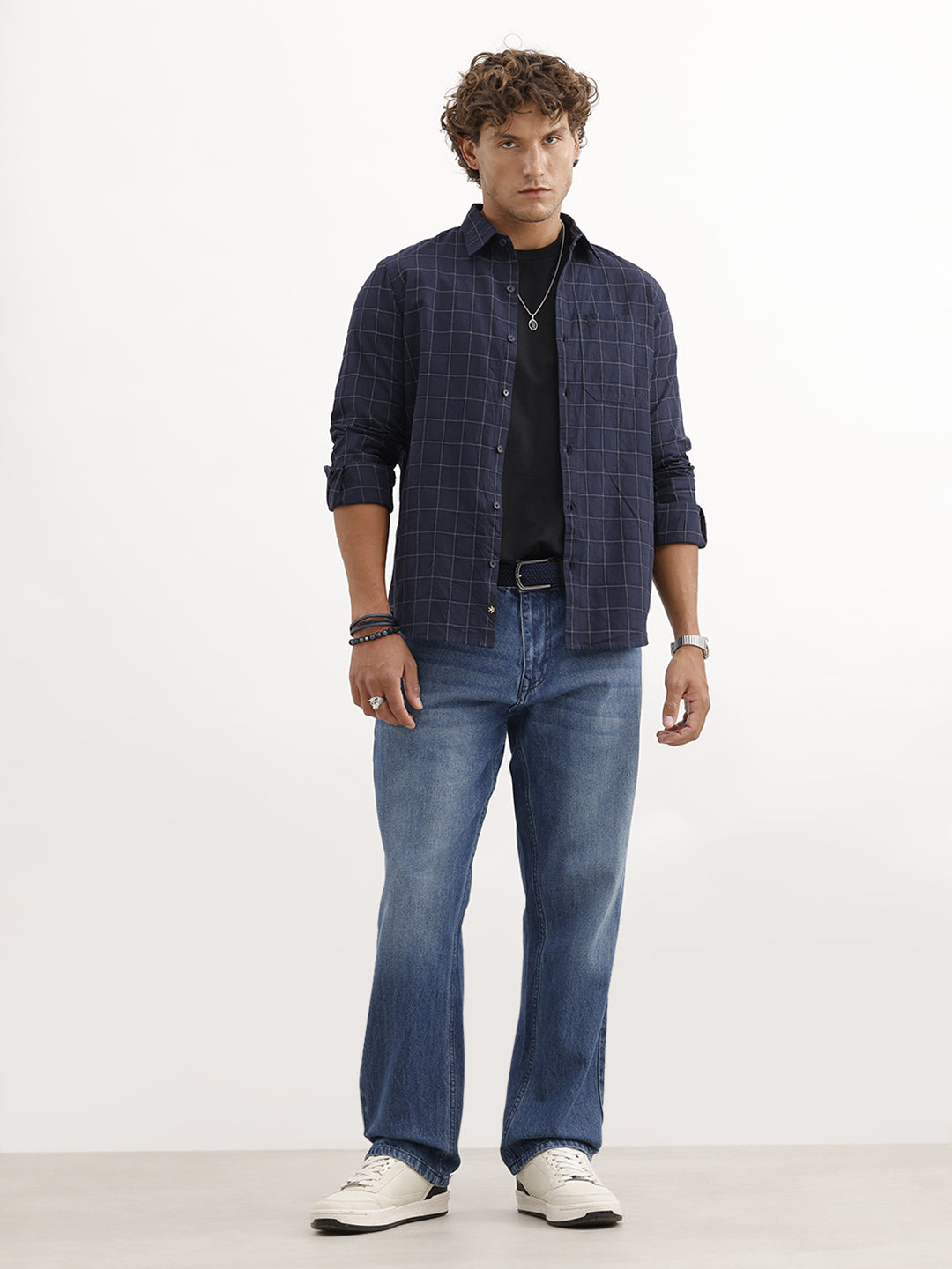 Faded Anti Fit Denim Jeans | Blue
