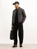 Solid Regular Fit Jacket | Black