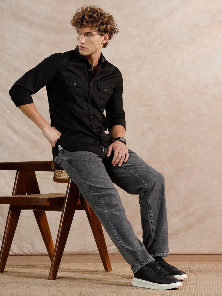 Casual Anti Fit Jeans | Dark Grey