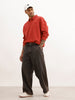 Washed Baggy Fit Denim Jeans | Brown