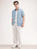 Slim Fit AOP Shirt | Blue