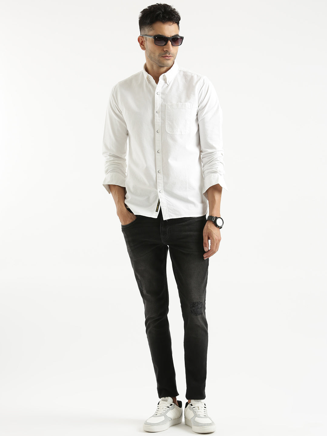 Formal Cotton Work Shirt