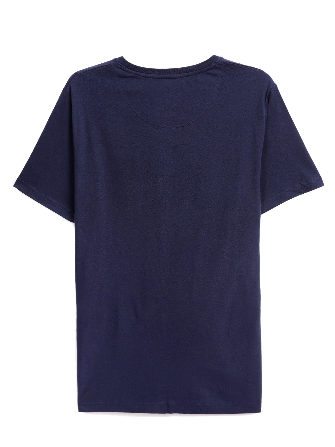 Slow Living Printed Navy T-Shirt