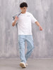 Playing Cards Inspired Graphic Printed Oversized Fit T-Shirt | White