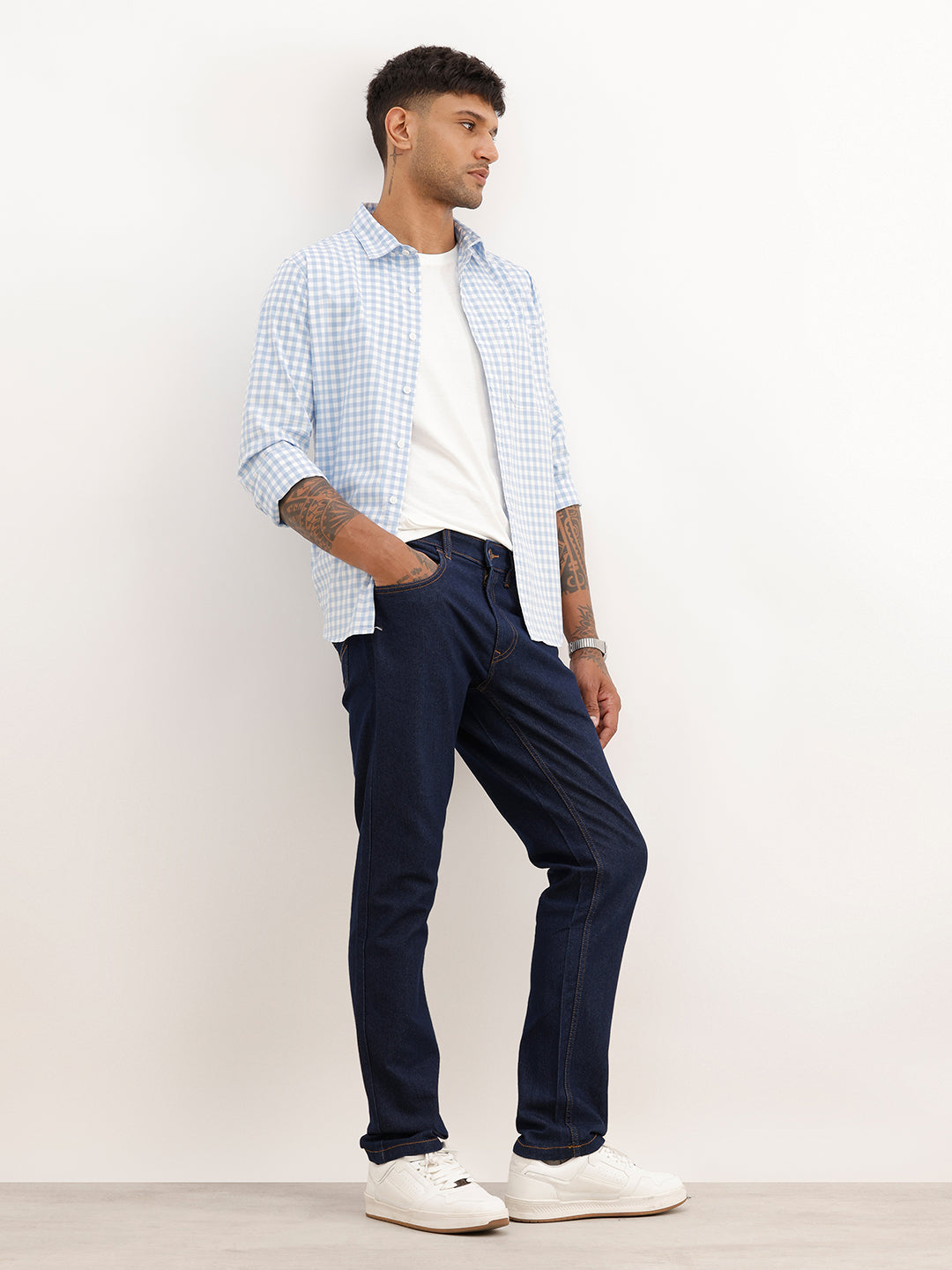 Solid Slim Fit Denim Jeans | Dark Blue | WJN0200SL2192S