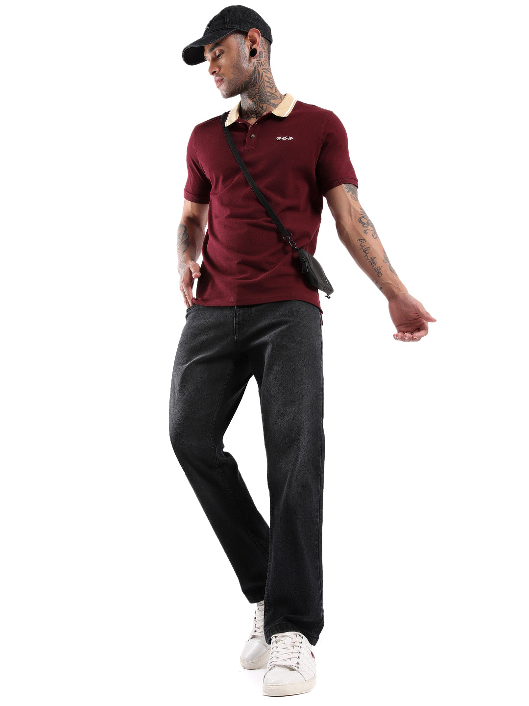 Maroon Logo Play Polo T-Shirt