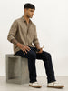 Solid Slim Fit Full Sleeve Shirt | Olive