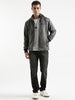 Detachable Hood Sleek Jacket