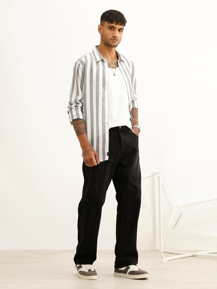 Washed Anti Fit Denim Jeans | Black