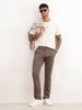 Solid Slim Fit Trouser | Grey