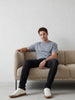 Classic Solid Slim Fit Denim Jeans | Black