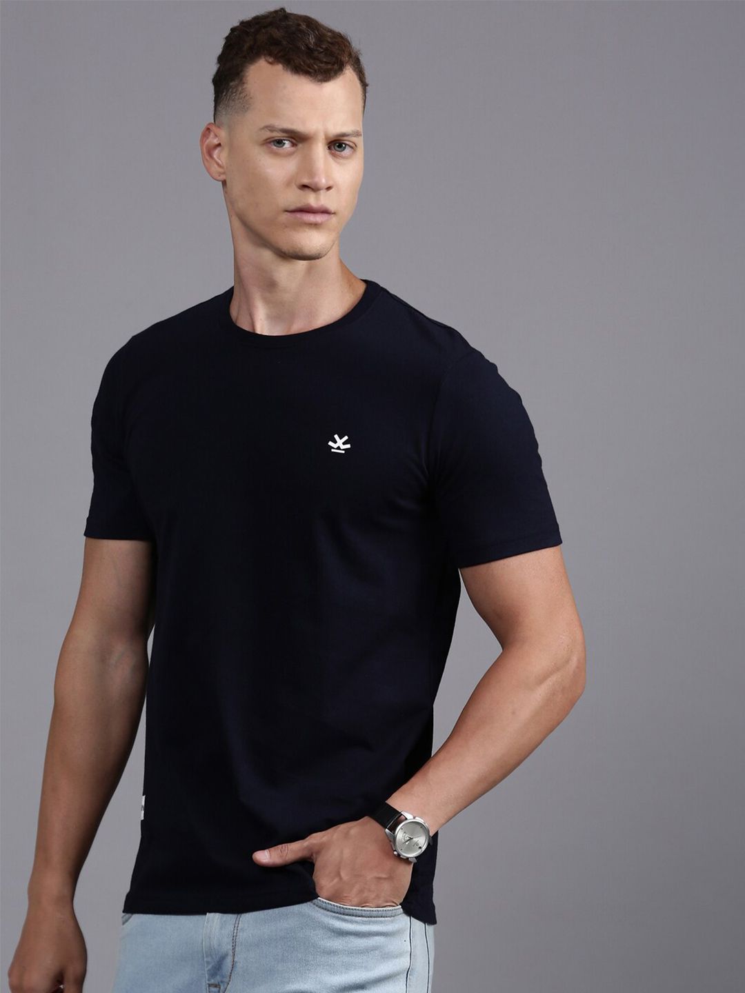 Classic Black Crew Neck T-Shirt