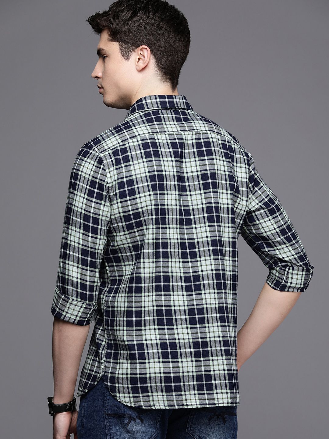 Blue Lemon Checked Shirt