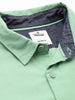 Light Green Placket Slim Fit Shirt