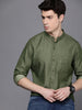 Solid Green Chambray Shirt