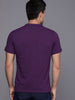 Bold Purple Polo Collar T-Shirt