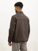 Solid Comfort Fit Double Pocket Jacket | Grey