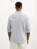 Solid Slim Fit Full Sleeve Shirt | Light Blue