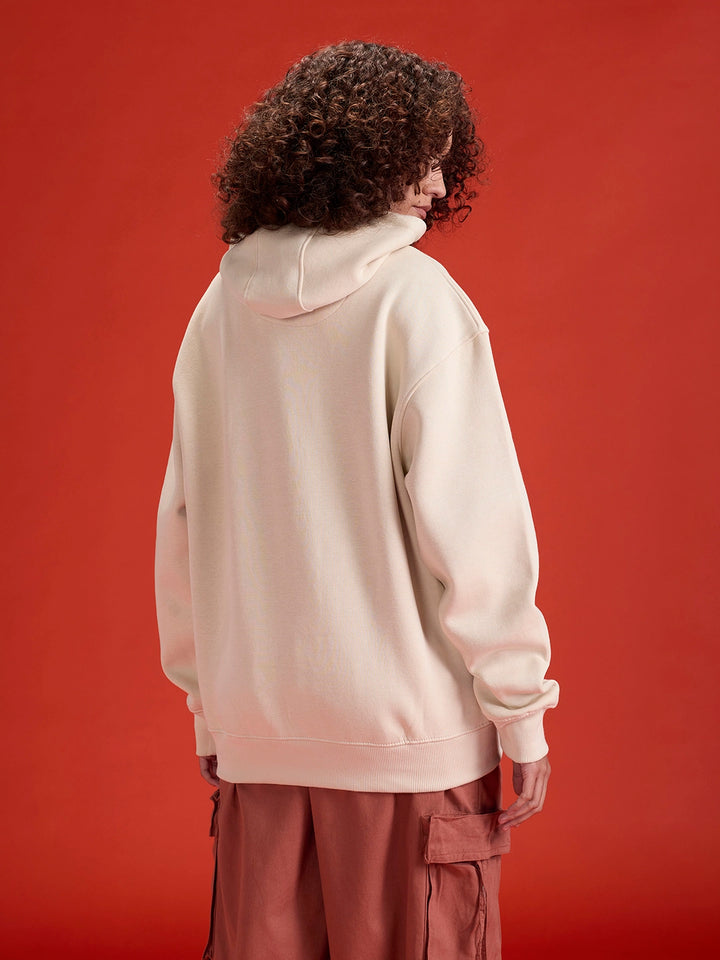 Wrogn Oversized Graphic Hoodie For Men | Tapioca