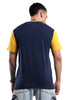 Navy Swerve Colourblocked T-Shirt