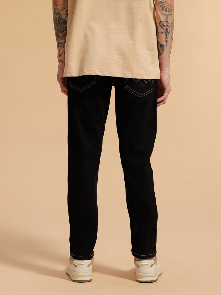 Casual Slim Fit Jeans | Black