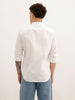 Solid Slim Fit Full Sleeve Shirt | White | WSH02FSSL0170S