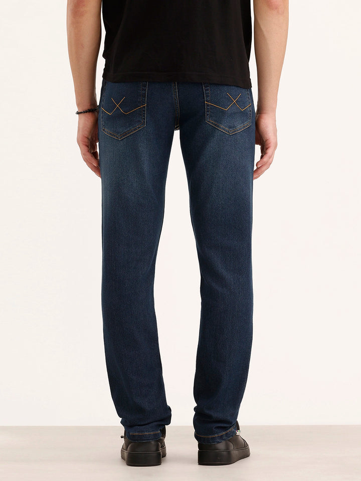 Slim Fit Denim Jeans | Dark Blue