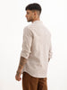 Regular Fit Checkered AOP Shirt | Brown