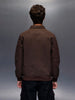 Wrogn Branded Men's Varsity Inspired Jacket  |  Brown