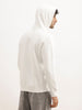 Classic Placement Printed Hooded Sweatshirt | Off White