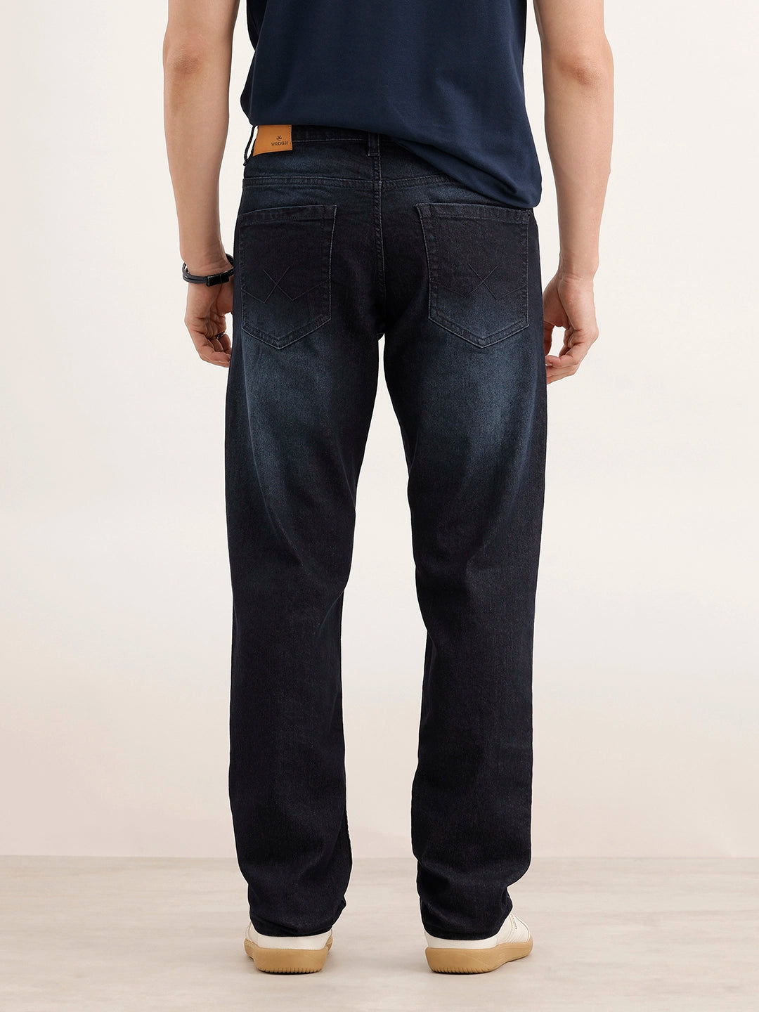 Straight Fit Denim Jeans | Blue