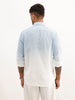 Regular Fit Gradient Printed Shirt | Blue