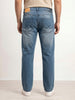 Faded Anti Fit Denim Jeans | Light Blue