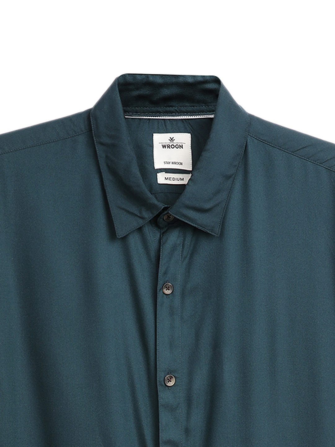 Deep Teal Viscose Shirt