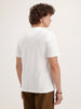Textured Comfort Fit T-Shirt | White