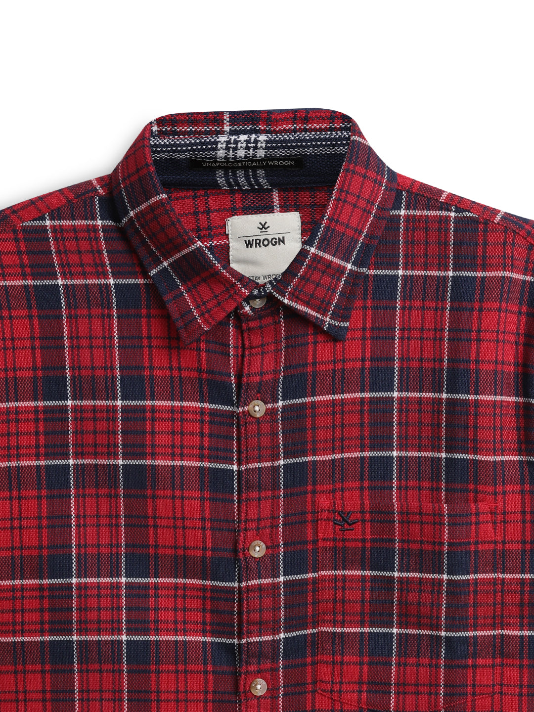 Red Checks Casual Shirt