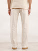 Solid Anti Fit Denim Jeans | Ecru