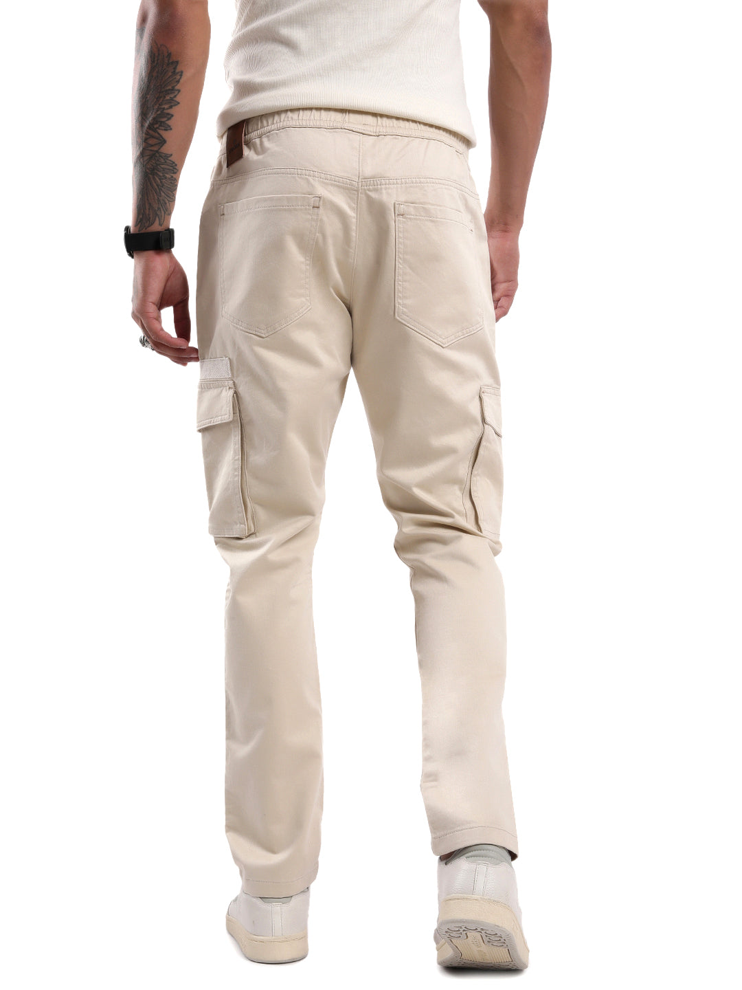 Light Beige Cargo Jogger