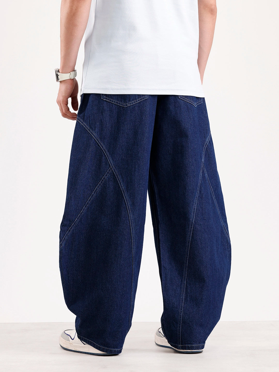 Classic Baloon Fit Jeans   |  Blue