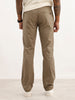 Solid Straight Fit Trouser | Olive