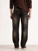 Faded Anti Fit Denim Jeans | Dark Grey