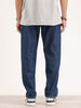Solid Loose Fit Denim Jeans | Blue