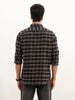 Slim Fit Grindle Flannel Checkered Shirt | Black