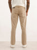 Faded Straight Fit Denim Jeans | Beige | WJN0200SR2010S