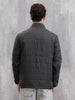 Casual Quilted Solid Bomber Jacket | Black