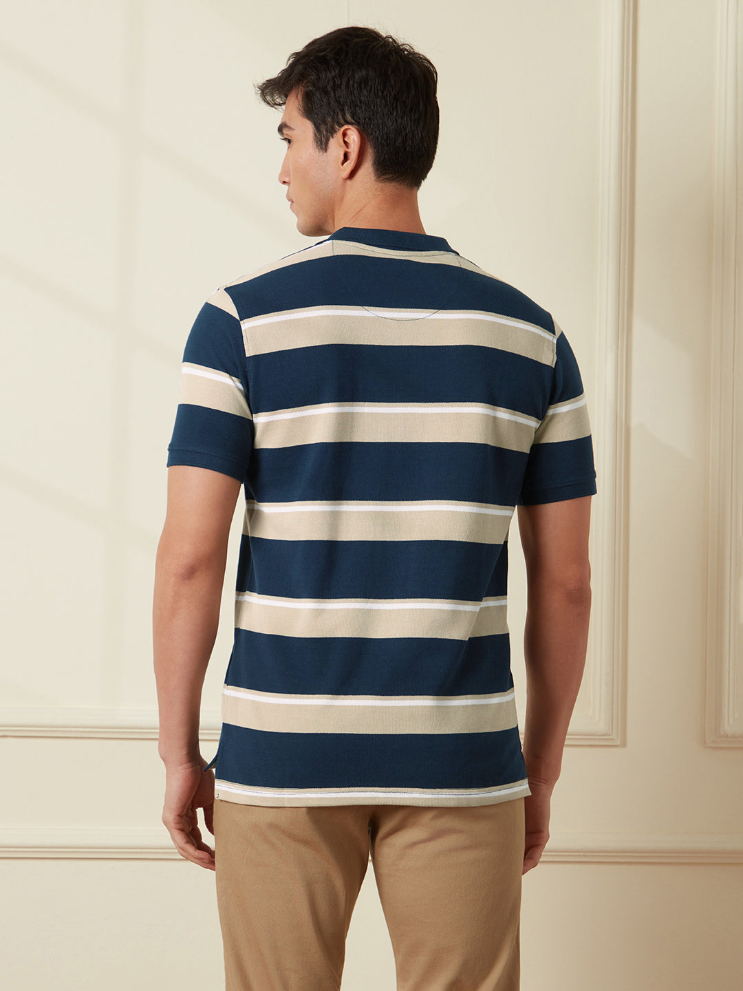 Elite Navy Slim Fit Polo