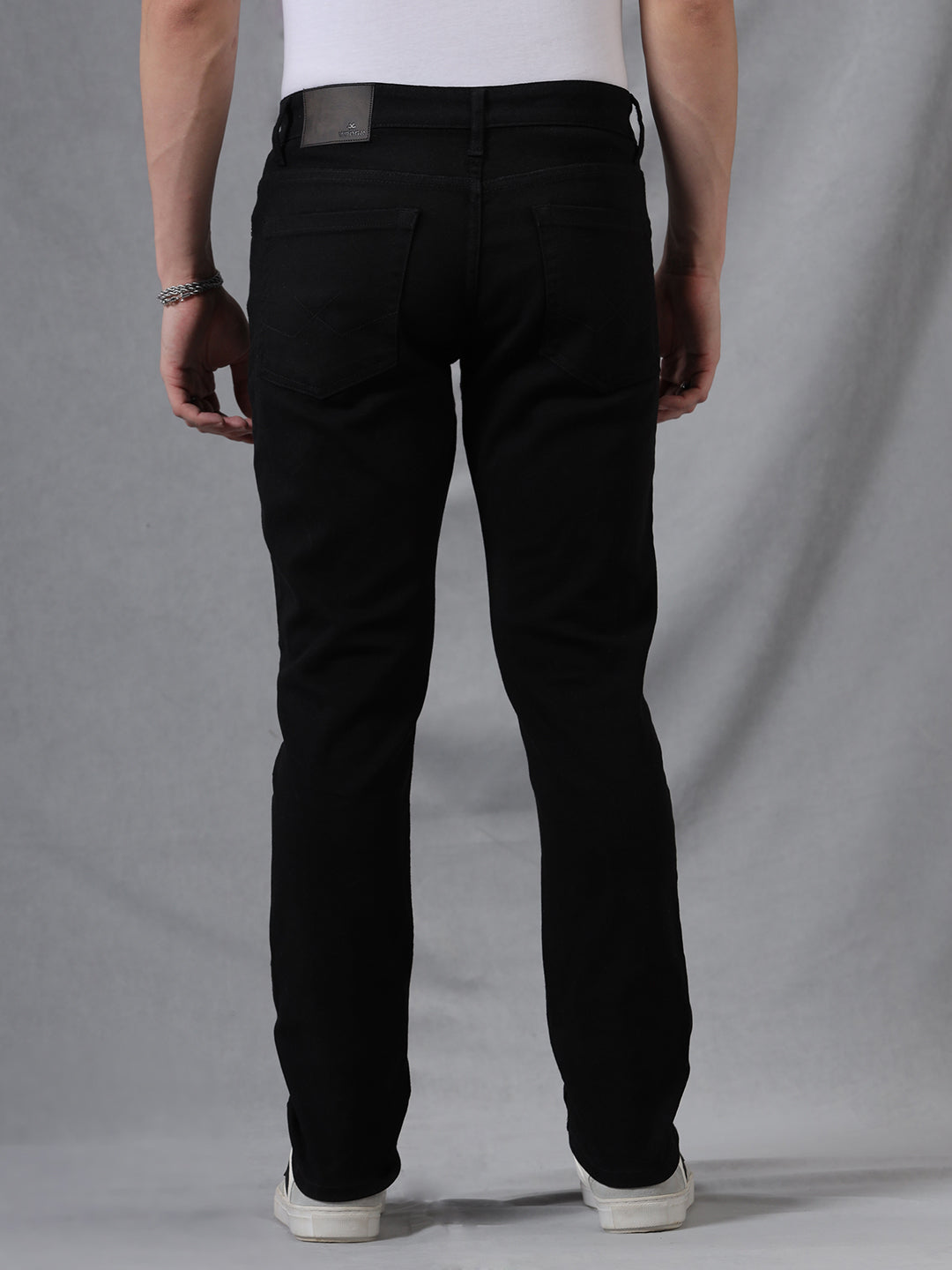 Stay Black Straight Fit Jeans