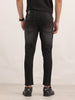 Solid Skinny Crop Denim Jeans | Dark Grey