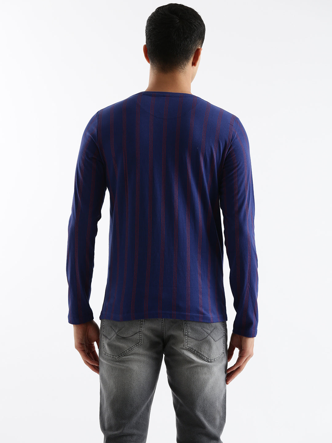 Basic Striped Blue T-Shirt